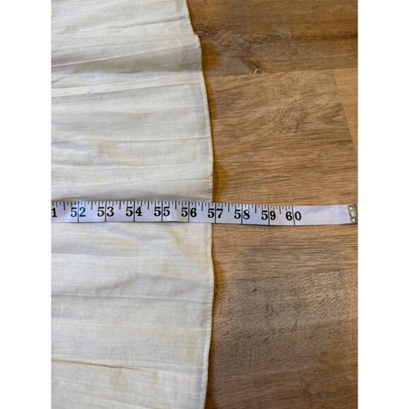 Vintage 70s Ivory Boho Praire Cottagecore Tiered Maxi Dress Crochet Bell Sleeves - Picture 8 of 16